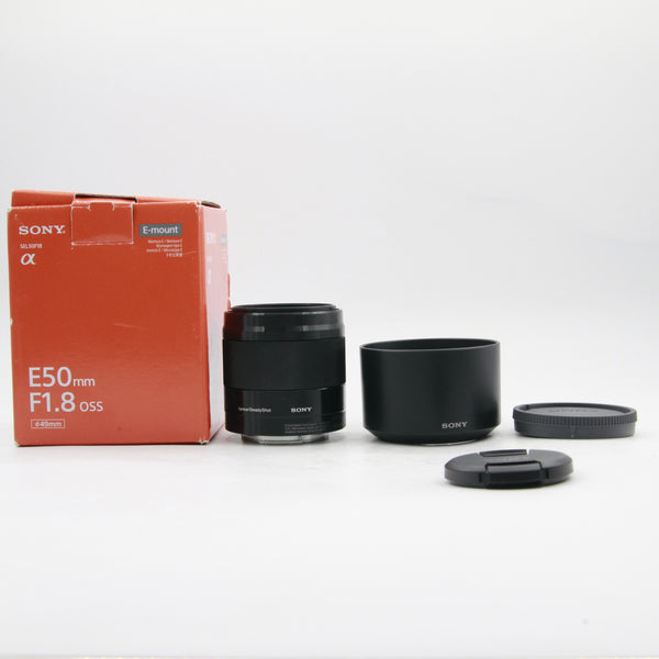 *** OPEN BOX EXCELLENT *** Sony E 50mm f/1.8 OSS Lens