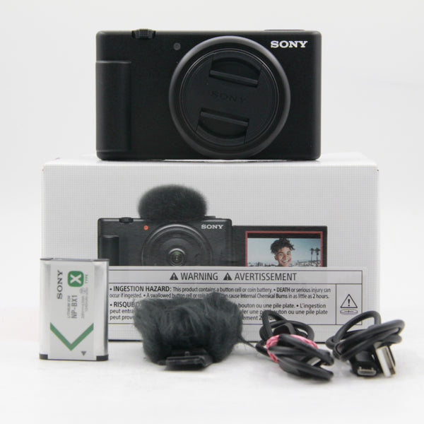 *** OPEN BOX GOOD *** Sony ZV-1F Vlogging Camera (Black)