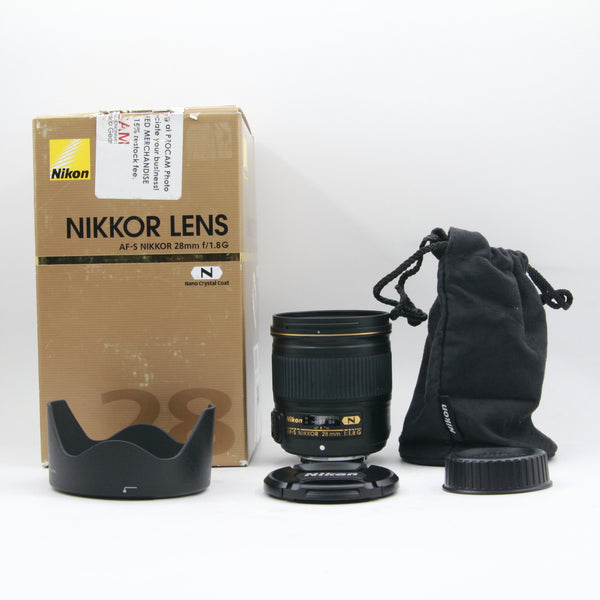 *** OPEN BOX GOOD *** Nikon AF-S NIKKOR 28mm f/1.8G Lens