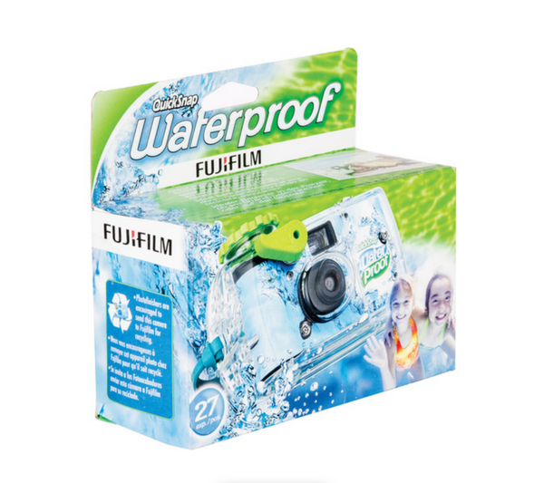 FUJIFILM QuickSnap 800 Waterproof 35mm One-Time-Use Disposable Camera (27 Exposures)