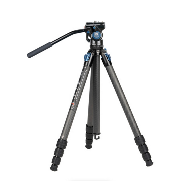 Sirui Standard Series 4-Section Carbon Fiber Tripod Kit with Ultracompact Video Head