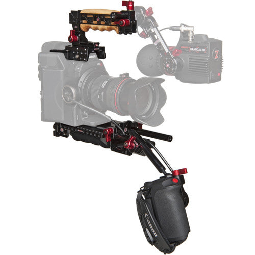 *** DEMO *** Zacuto C300 Mark II EVF Recoil Shoulder Rig for Canon C300 Mark II