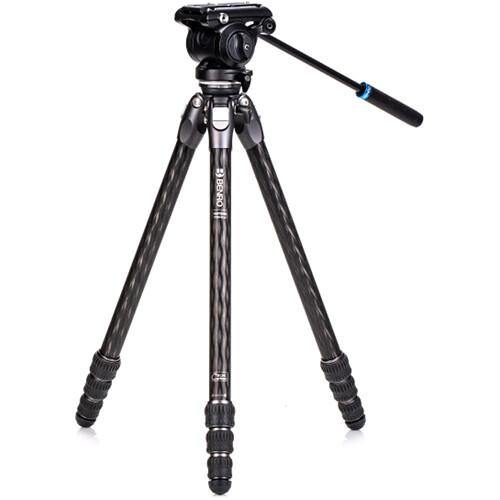 Benro Tortoise Carbon Fiber 2 Series Tripod System with S4Pro Video Head | PROCAM