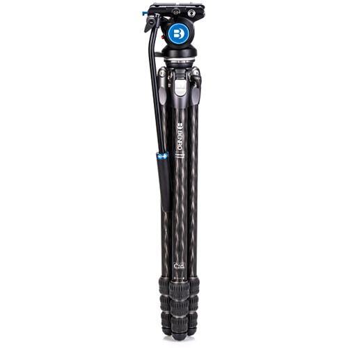 Benro Tortoise Carbon Fiber 2 Series Tripod System with S4Pro Video Head | PROCAM