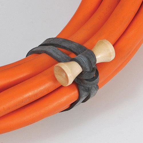 BongoTies Bamboo 5'' Elastic Cable Ties (10 Pack) - Natural | PROCAM