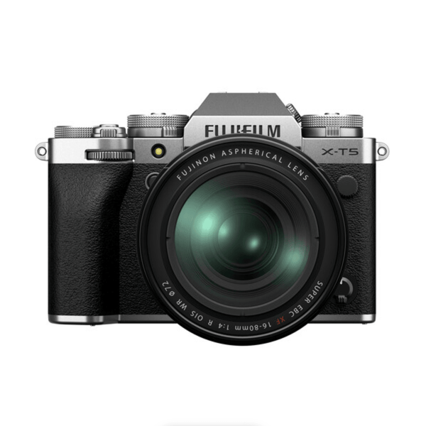 FUJIFILM X-T5 Mirrorless Camera with XF 16-80mm f/4 R OIS WR Lens (Silver) | PROCAM