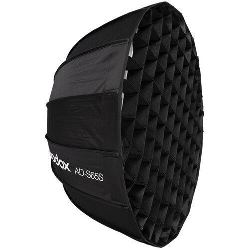 Godox AD-S65S Parabolic Softbox with Godox Mount and Grid (Gold/Silver, 25.6") | PROCAM