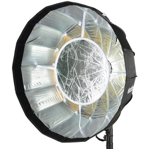 Godox AD-S65S Parabolic Softbox with Godox Mount and Grid (Gold/Silver, 25.6") | PROCAM