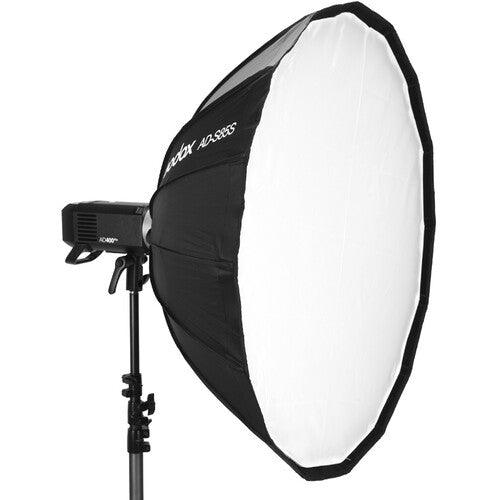 Godox AD-S85S Parabolic Softbox with Godox Mount and Grid (Gold/Silver, 33.5") | PROCAM