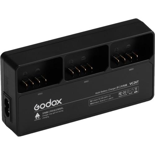 Godox VC26T Multi-Battery Charger for V1 | PROCAM