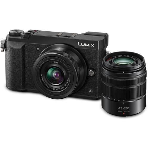 Panasonic LUMIX GX85 4K Mirrorless Camera with 12-32mm and 45-150mm Lenses (Black) | PROCAM