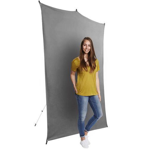 Savage Backdrop Travel Kit (Gray, 5 x 7') | PROCAM