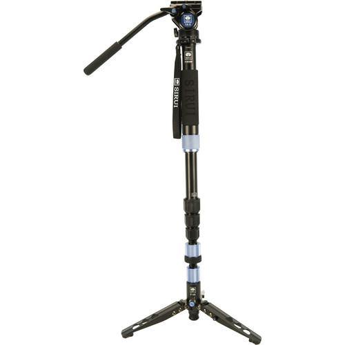 Sirui P204SR Aluminum 4 Section Monopod with Feet and VA5 Head | PROCAM