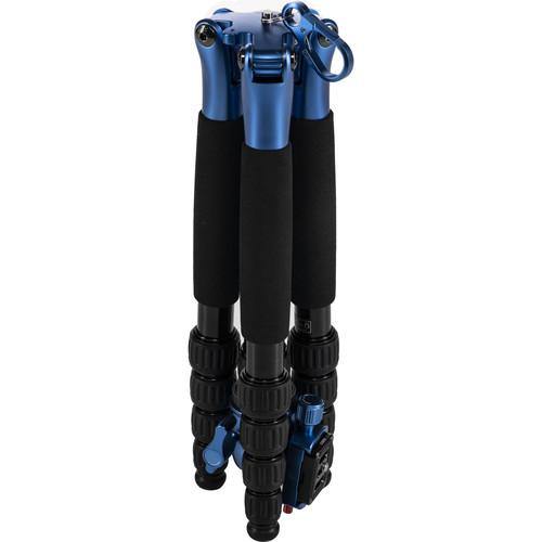 Sirui T-005BK T-0S Series Travel Tripod with B-00 Ball Head (Blue, Aluminum) | PROCAM