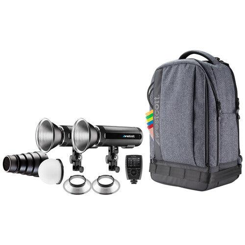 Westcott FJ200 Strobe 2-Light Backpack Kit with FJ-X3 S Wireless Trigger for Sony Cameras | PROCAM