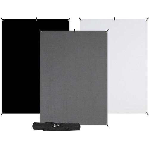 Westcott X-Drop 3-Pack Backdrop Kit (5' x 7') | PROCAM