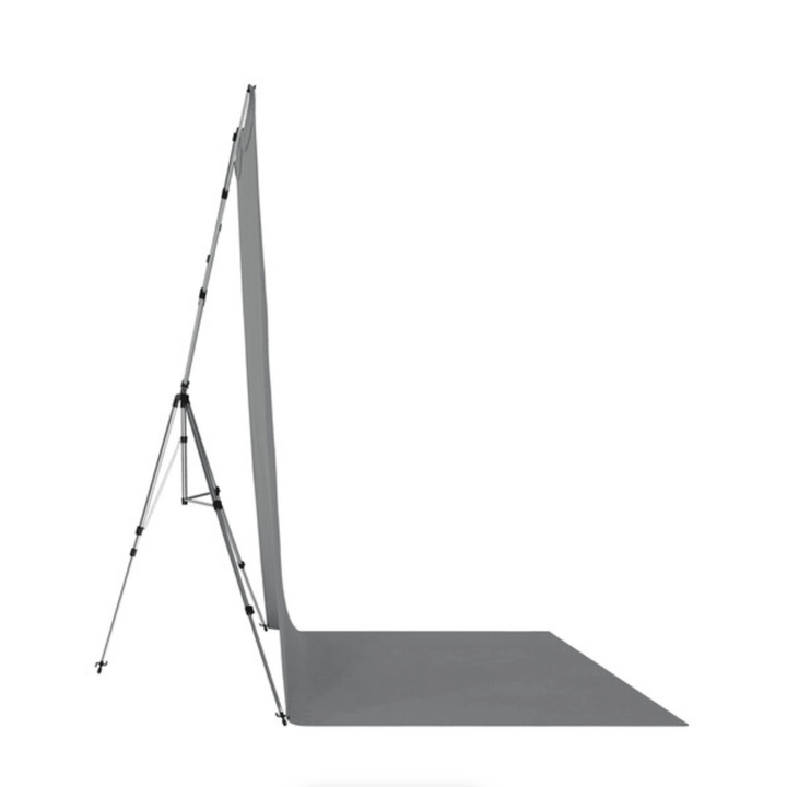 Westcott X-Drop Pro Fabric Backdrop Sweep Kit (Neutral Gray, 8 x 13') | PROCAM